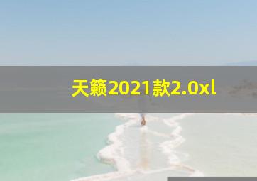 天籁2021款2.0xl