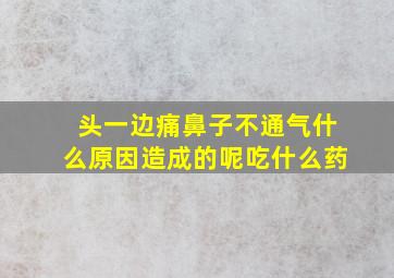 头一边痛鼻子不通气什么原因造成的呢吃什么药