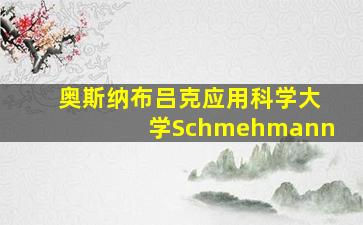 奥斯纳布吕克应用科学大学Schmehmann