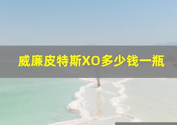 威廉皮特斯XO多少钱一瓶