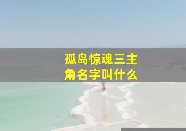 孤岛惊魂三主角名字叫什么