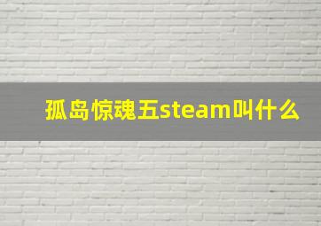 孤岛惊魂五steam叫什么