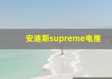 安迪斯supreme电推