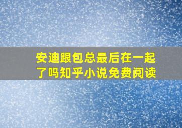 安迪跟包总最后在一起了吗知乎小说免费阅读