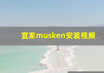 宜家musken安装视频