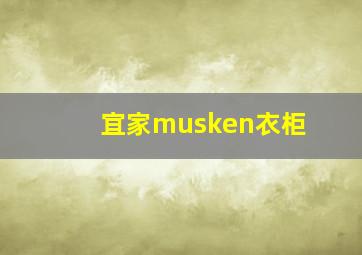 宜家musken衣柜