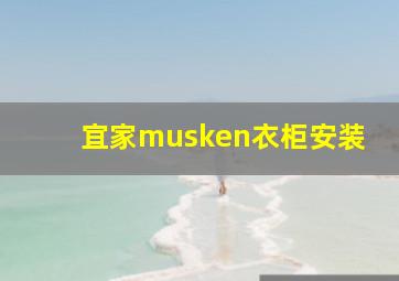 宜家musken衣柜安装