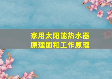 家用太阳能热水器原理图和工作原理