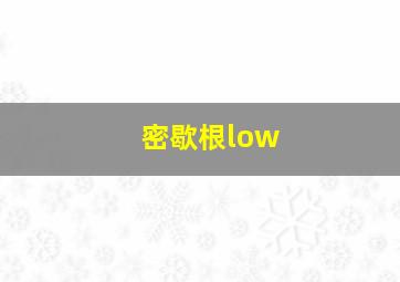 密歇根low