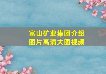 富山矿业集团介绍图片高清大图视频