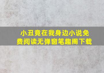 小丑竟在我身边小说免费阅读无弹窗笔趣阁下载