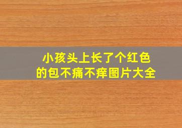 小孩头上长了个红色的包不痛不痒图片大全