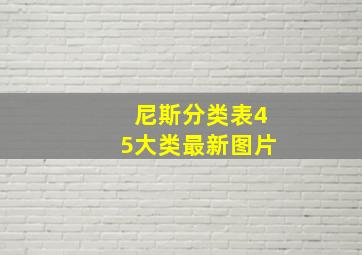 尼斯分类表45大类最新图片