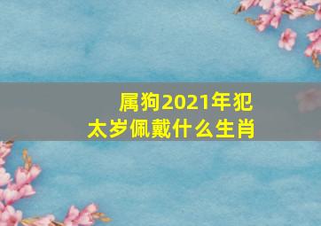 属狗2021年犯太岁佩戴什么生肖