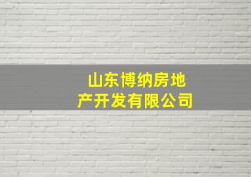 山东博纳房地产开发有限公司