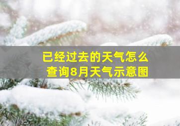 已经过去的天气怎么查询8月天气示意图