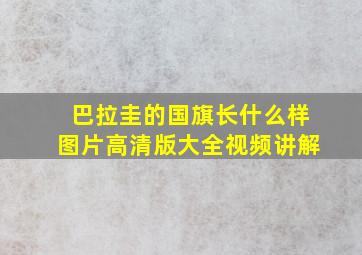 巴拉圭的国旗长什么样图片高清版大全视频讲解