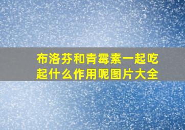 布洛芬和青霉素一起吃起什么作用呢图片大全