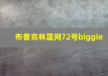 布鲁克林篮网72号biggie