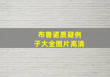 布鲁诺质疑例子大全图片高清