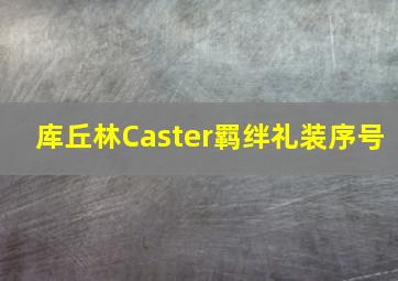 库丘林Caster羁绊礼装序号