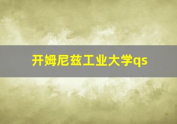 开姆尼兹工业大学qs