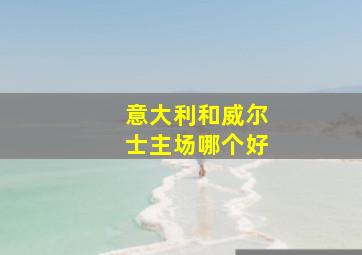 意大利和威尔士主场哪个好