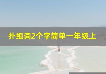 扑组词2个字简单一年级上