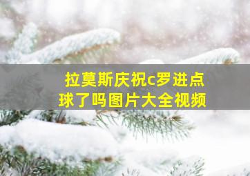 拉莫斯庆祝c罗进点球了吗图片大全视频