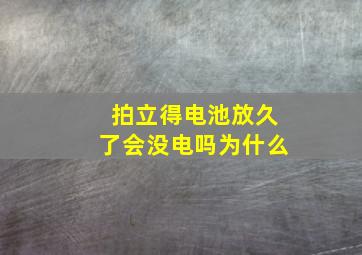 拍立得电池放久了会没电吗为什么