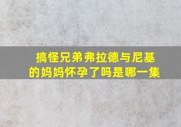 搞怪兄弟弗拉德与尼基的妈妈怀孕了吗是哪一集