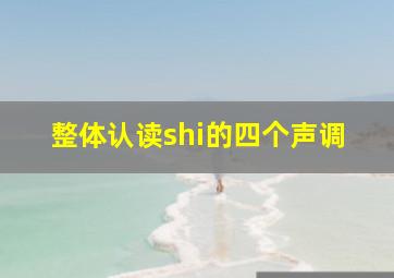 整体认读shi的四个声调