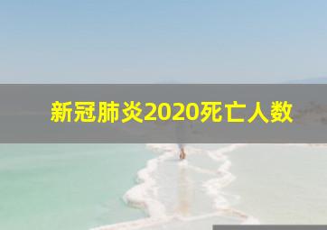 新冠肺炎2020死亡人数