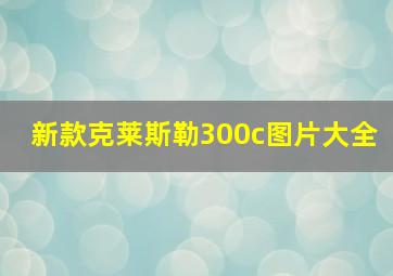 新款克莱斯勒300c图片大全