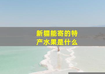 新疆能寄的特产水果是什么