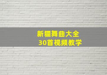 新疆舞曲大全30首视频教学