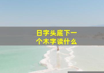 日字头底下一个木字读什么