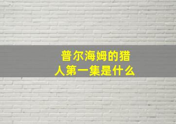 普尔海姆的猎人第一集是什么