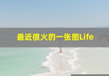 最近很火的一张图Life