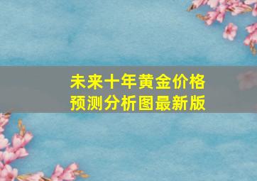 未来十年黄金价格预测分析图最新版