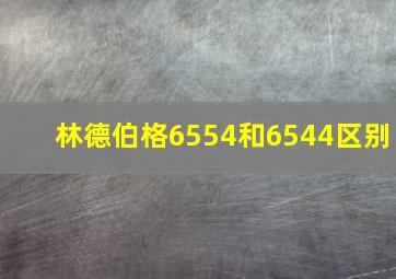 林德伯格6554和6544区别