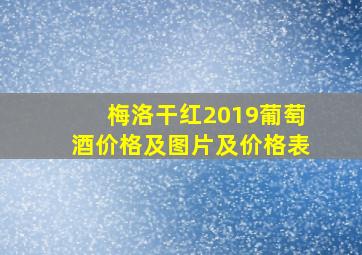 梅洛干红2019葡萄酒价格及图片及价格表