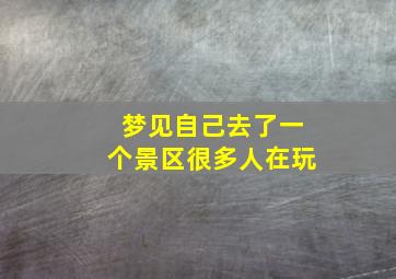 梦见自己去了一个景区很多人在玩