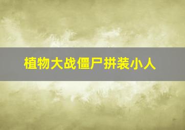 植物大战僵尸拼装小人