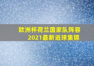 欧洲杯荷兰国家队阵容2021最新进球集锦