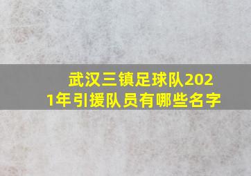 武汉三镇足球队2021年引援队员有哪些名字