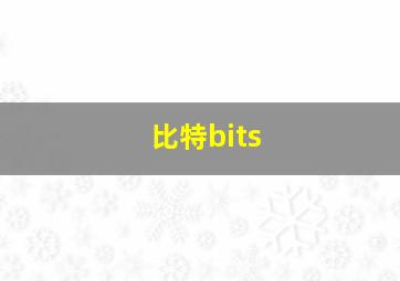 比特bits