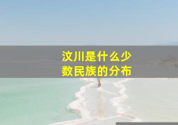 汶川是什么少数民族的分布