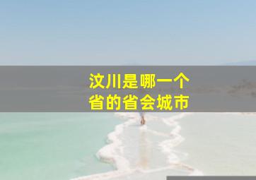 汶川是哪一个省的省会城市