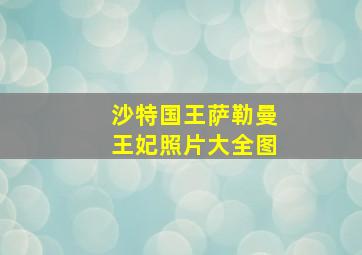 沙特国王萨勒曼王妃照片大全图